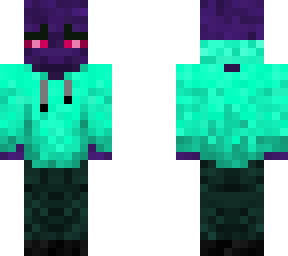 enderwoman in hoodie