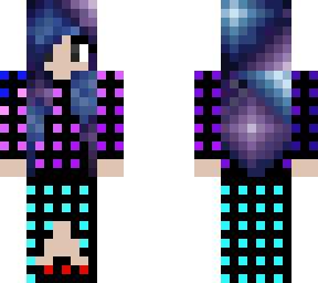 galaxy hair skin