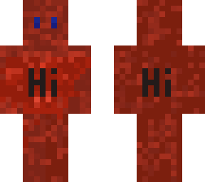hi in red