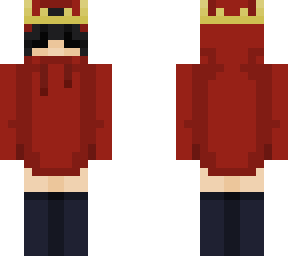 hoodie and crown