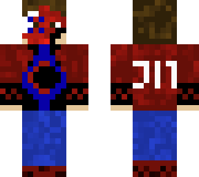 masked red jacket