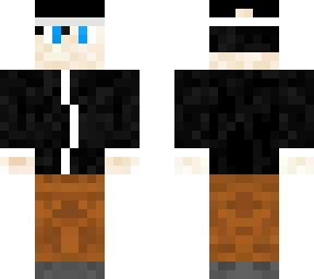 me with black hoodie and brown pants