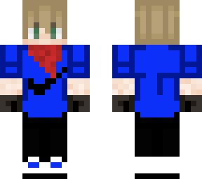 nike blue shirt blonde boy