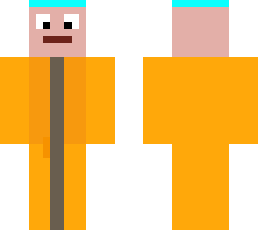 orange onsie and blue cap