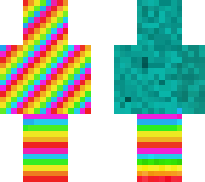rainbow blue camo skin