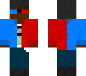 red/blue teenager