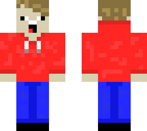 teen with red hoodie