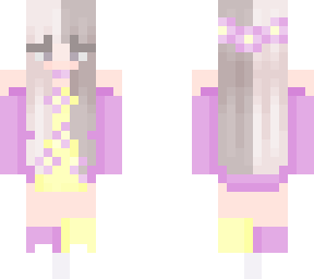 yellow and purple flower crown girl