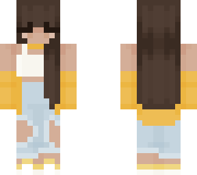 yellow jacket with white crop top