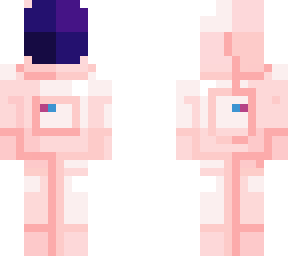 alien w purple hair !