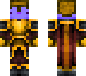axolotl golden knight with darker helmet