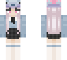 axolotl hat girl