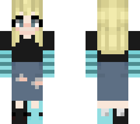 blond e-girl