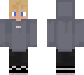 blond teen with hoodie