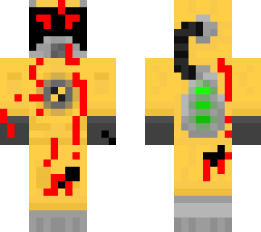 bloody demonic hazmat suit