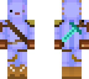 blue warrior axolotl
