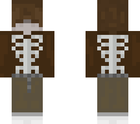brown skeleton boy
