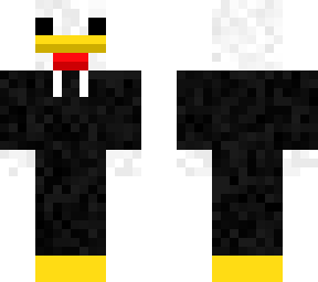 chicken with black hoodie