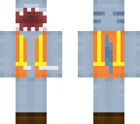 construction shark with different eyes