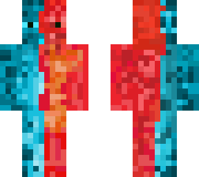 fire and ice ender man