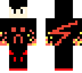 fire gamer boy with bolt