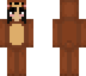 girl in bear