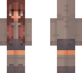 girl in hoodie