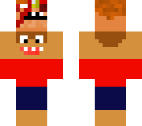 kid holding a head