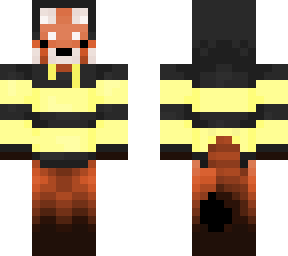 my fren's version of our matching bee hoodies