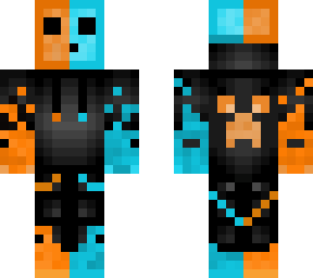 orange and cyan cavem4n slime
