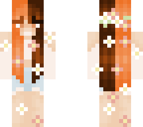 orange spring (with flowers)