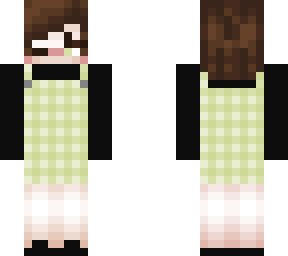 pastel green pinafore
