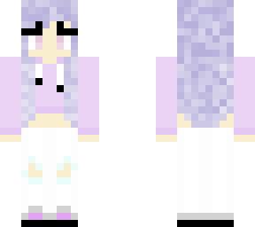 purple hoodie girl