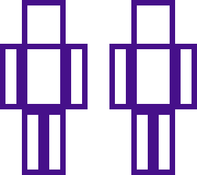 purple outline