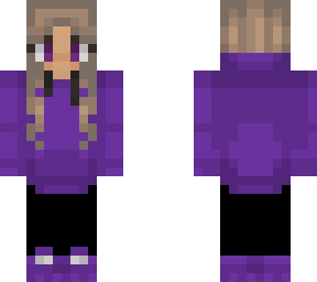 purpled girl