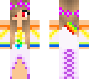 rainbow fox girl