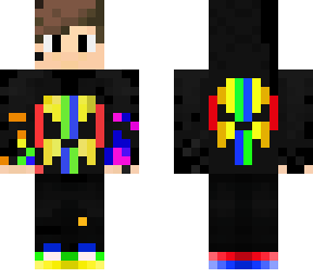 rainbow skull