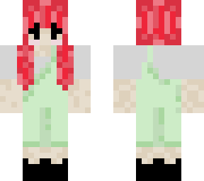 re make red hair overalls