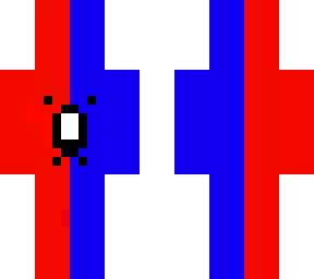 red and blue