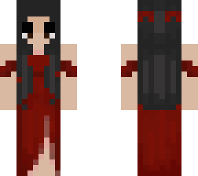 red dress