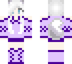 silver purple fox