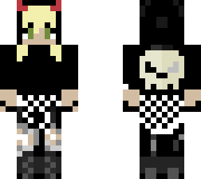 skull jacket girl