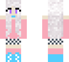 trans pride flag outfit