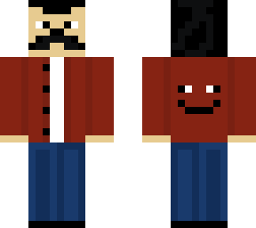 trimmed mustache man