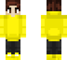yellow boy in a hoodie (inspired by purpled skin)