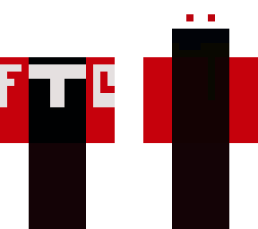 black and red skin