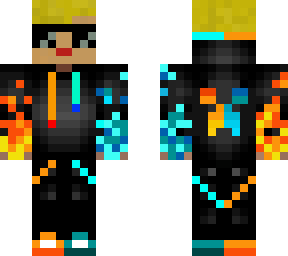 blond boy (ice and fire)