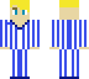 blond in pajamas