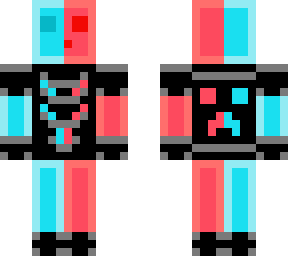 blue and red slime