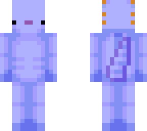 blue axolotl skin